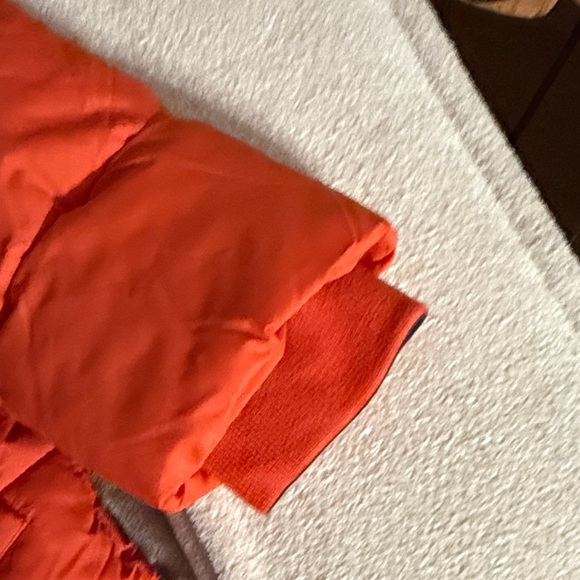 NWT Kids Mini Boden Winter Orange Fox Hooded Jacket Coat Puffer sz 6 - 7 year - Picture 7 of 8